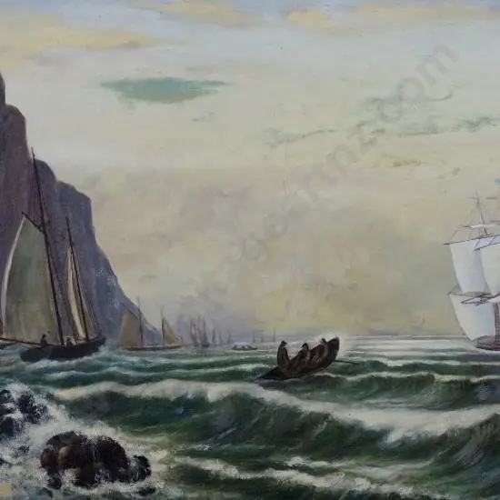 UNKNOWN - Boats off Coast