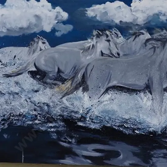 PARKER-LITTLE, Derek (-2014) - Horses in the Tide