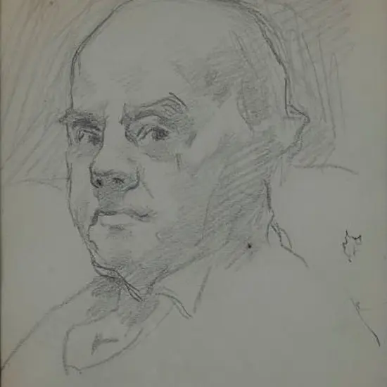 McCRACKEN, Francis (1879-1959) - attributed - Self Portrait