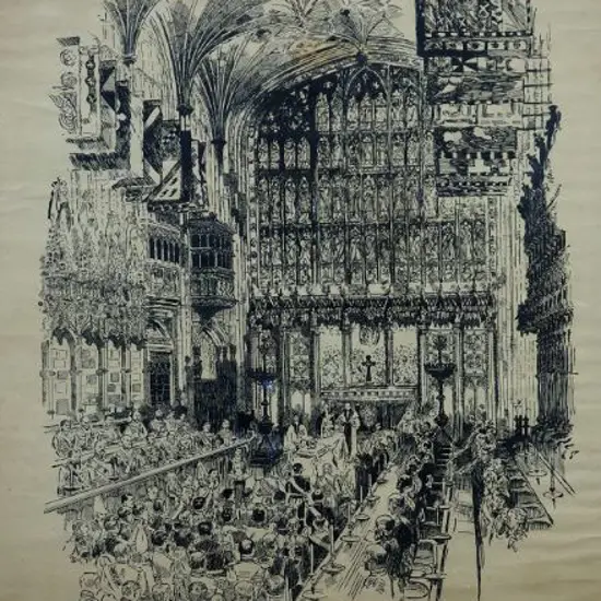 LEE, Robert - Westminster Abbey Royal Funeral