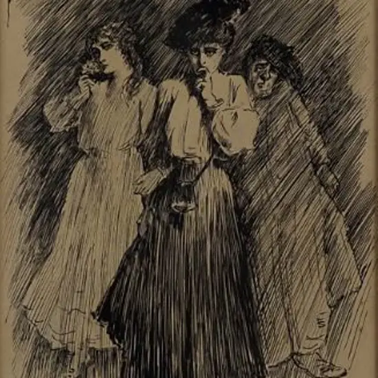 LINDSAY, Norman (1879-1969) - A Trio (3 Ages of the same Woman)