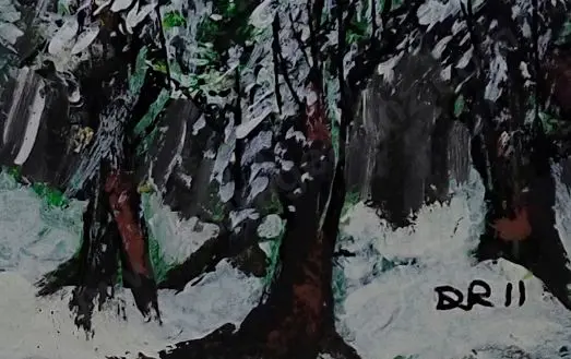 RIMMER, David (21st Cent) - Trees in Winter Image 1++