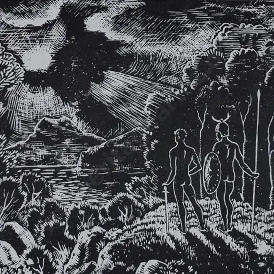 CHUBB, Ralph Nicholas (1892-1960) - Illustration from A Fable of Love and War, 1925