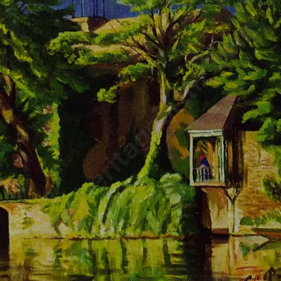 PERKINS, Christopher (1891-1968) - Chateau by the Lake, 1936