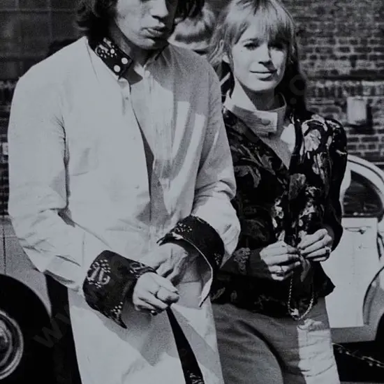 UNKNOWN Photographer - Rolling Stones - Mick Jagger & Marianne Faithful
