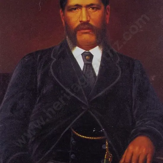 LINDAUER, Gottfried (1839-1926) - Maori Chief, Te Mahunga