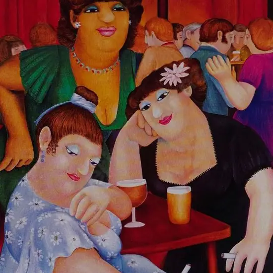 COOK, Beryl (1926-2008) - Three Ladies