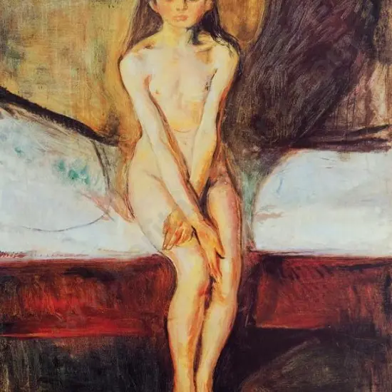 MUNCH, Edvard (1863-1944) - Puberty, 1894