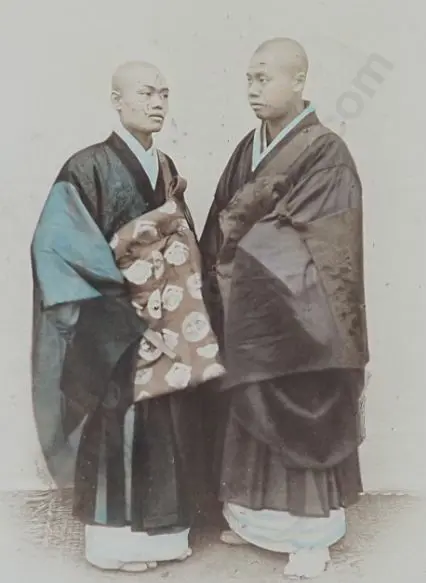 BEATO, Felice (1832-1909) - Two Japanese Men - c.1860 Image 1++