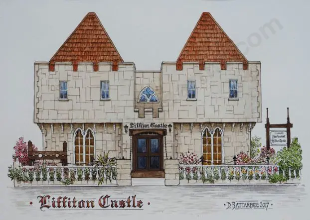 BATTARBEE, David (1939-) - Liffiton Castle, Whanganui Image 1++