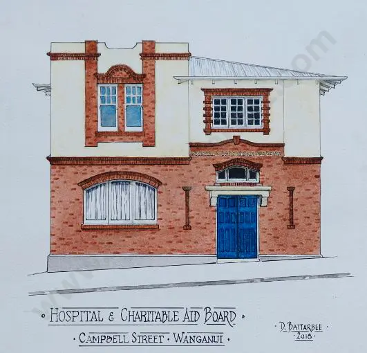 BATTARBEE, David (1939-) - Hospital & Charitable Aid Board, Whanganui Image 1++