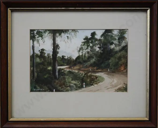 SWIFT, Rena (1931-) - Winding Road, Coromandel Hills Image 1++