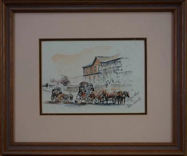 CANNING, Bruce (Active 1980s) - Pipiriki House (Upper Whanganui River) c.1901 Image 1++