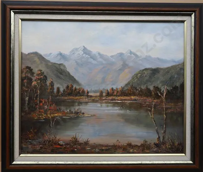 McCUTCHEON, Evelyn (1931-2016) - Still Waters, Lake Matheson Image 1++