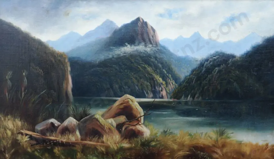 KIRKWOOD, H. W. (1854-1925) [Attrib and in style of] - Fiordland Image 1++