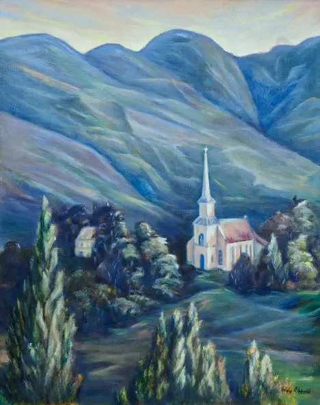 ABBOTT, Elva (1929-) - St Joseph's Church, Jerusalem Image 1++