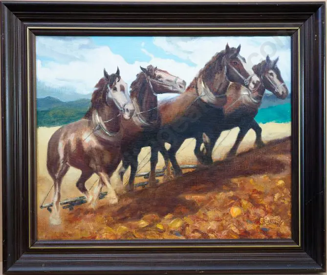 DAVIES, Clem (Active 1970s/80s) - Pulling Harness Image 1++