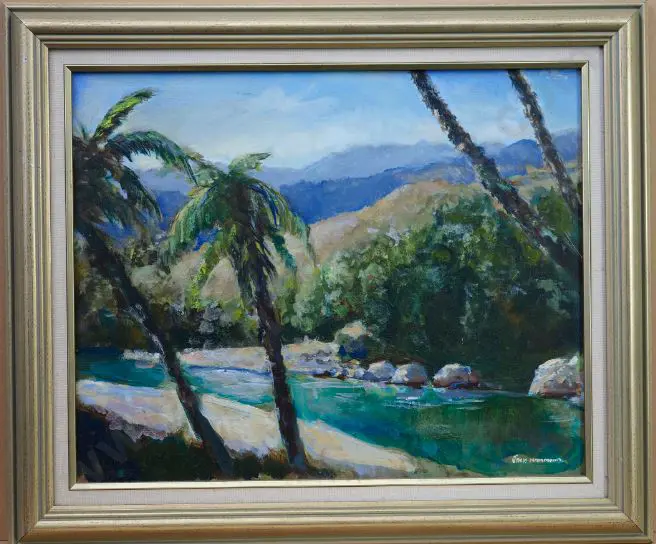 HAMMOND, Jack (1913-2009) - Otaki River Image 1++