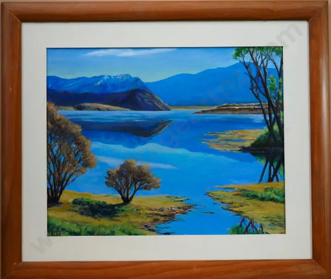 BARTLETT, Michael - Otago Lake Reflections Image 1++