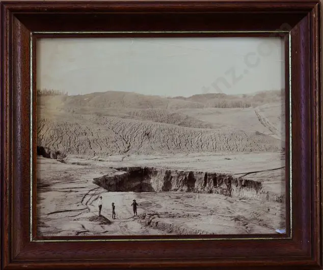 PHOTOGRAPHER, Unknown - After the Eruption -View of Mt Tarawera? Image 1++