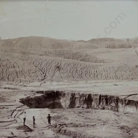 PHOTOGRAPHER, Unknown - After the Eruption -View of Mt Tarawera?