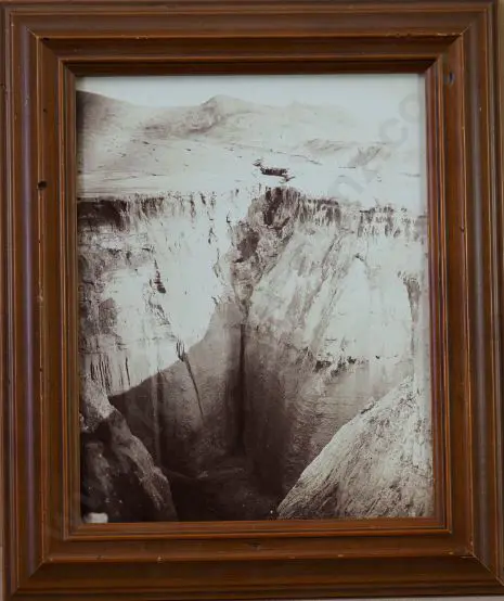 PHOTOGRAPHER, Unknown - After the Eruption - Dramatic interior shot of Mt Tarawera? Image 1++