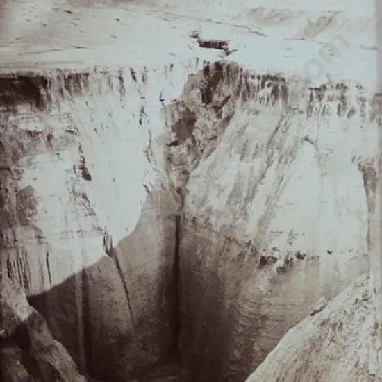 PHOTOGRAPHER, Unknown - After the Eruption - Dramatic interior shot of Mt Tarawera?