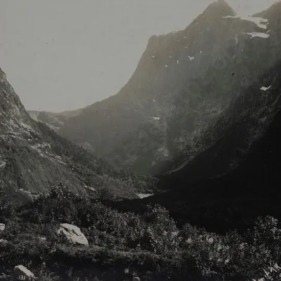 UNKNOWN Photographer - Head of Clinton Valley, Showing Lake Mintaro