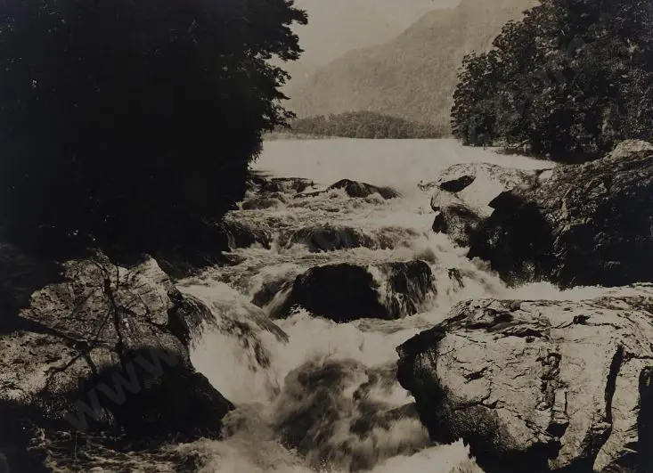 UNKNOWN Photographer - Where Mackenzie Seaforth Leaves Lake Ida Image 1++