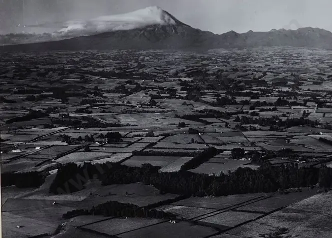 BROWNE, Victor Carlyle (1900-1980) - Taranaki, Early Morning View of Mount Egmont c. 1950 Image 1++