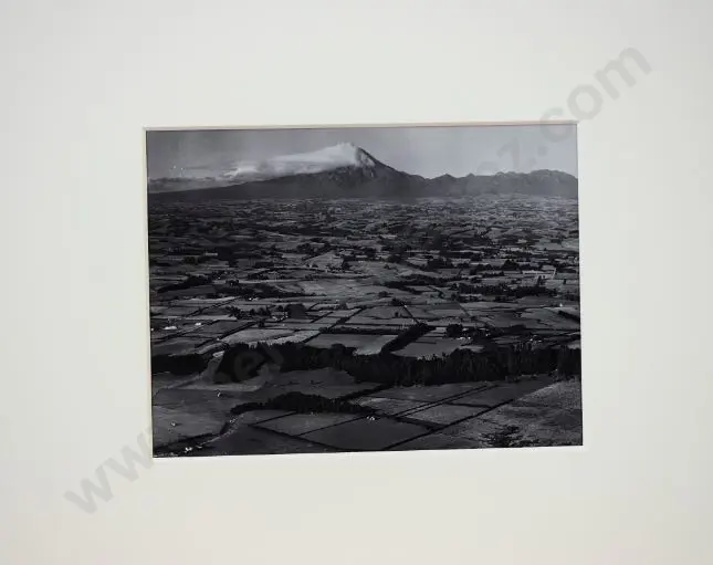 BROWNE, Victor Carlyle (1900-1980) - Taranaki, Early Morning View of Mount Egmont c. 1950 Image 1++