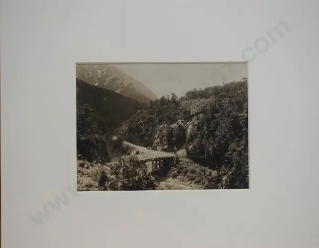 UNKNOWN Photographer - Bealey River Bridge, c.1900 Image 1++