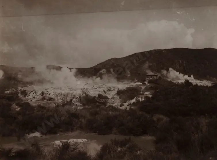 UNKNOWN Photographer - Thermal Activity, Rotorua, c.1900 Image 1++