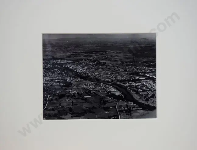 BROWNE, Victor Carlyle (1900-1980) - Hamilton City, from the Air, c.1950 Image 1++