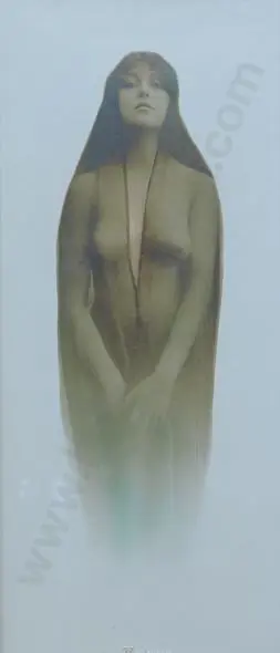 UNKNOWN Artist - Kaloma (Study of Virginia Pearson, American Actress 1886-1958) - Published 1914 Image 1++