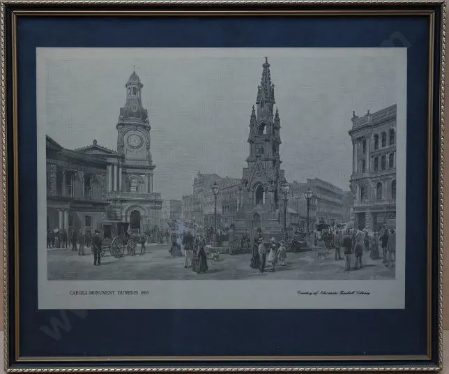 FOSTER, W.C.   - Cargill Monument Dunedin, 1883 Image 1++