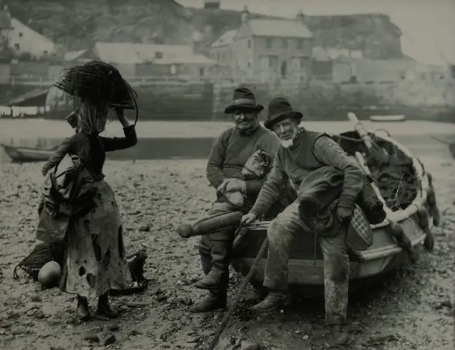 PHOTOGRAPHER, Unknown - Fishermen and Woman Image 1++