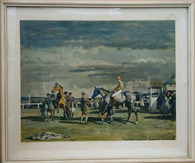 MUNNINGS, Sir Alfred (1878-1959) - After the Race Image 1++