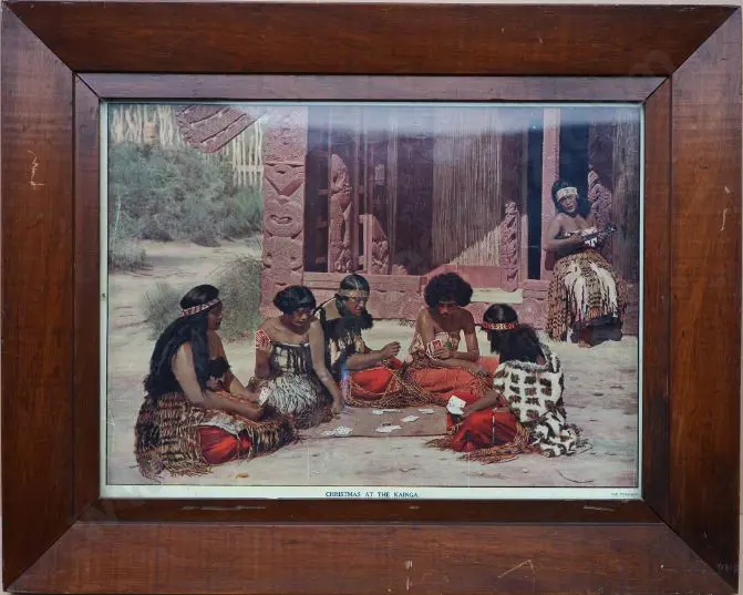 UNKNOWN Artist - Christmas at the Kainga (1925) Image 1++