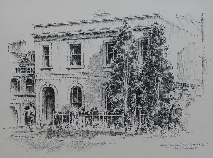 FEATHERSTON, Peter (1951-) - History Restored - Corner of Hobson Street and Cook Street, '75 Image 1++