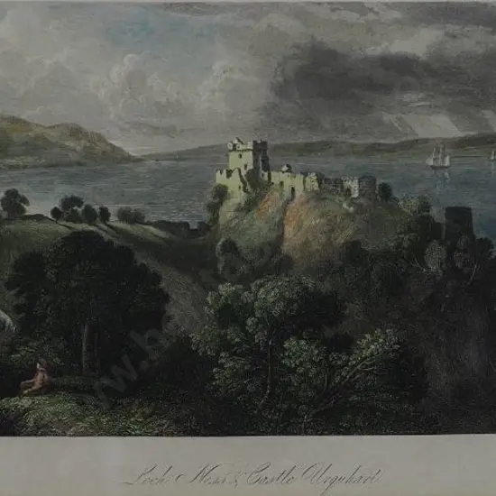 UNKNOWN Artist - Loch Ness and Castle Urquhart