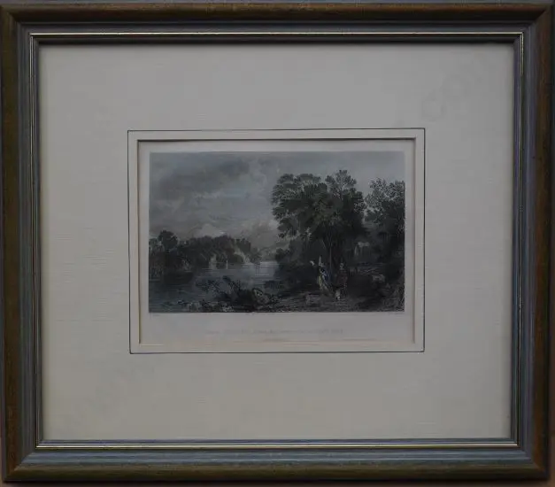 ALLOM, Thomas (1804-1872) - Loch Katrine - Looking Towards Ellen's Isle Image 1++