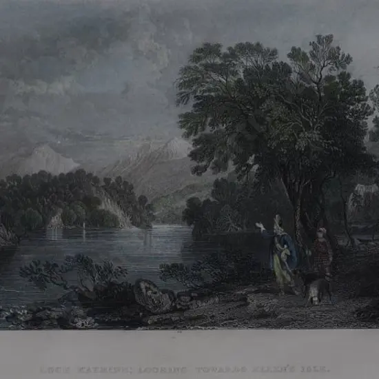 ALLOM, Thomas (1804-1872) - Loch Katrine - Looking Towards Ellen's Isle