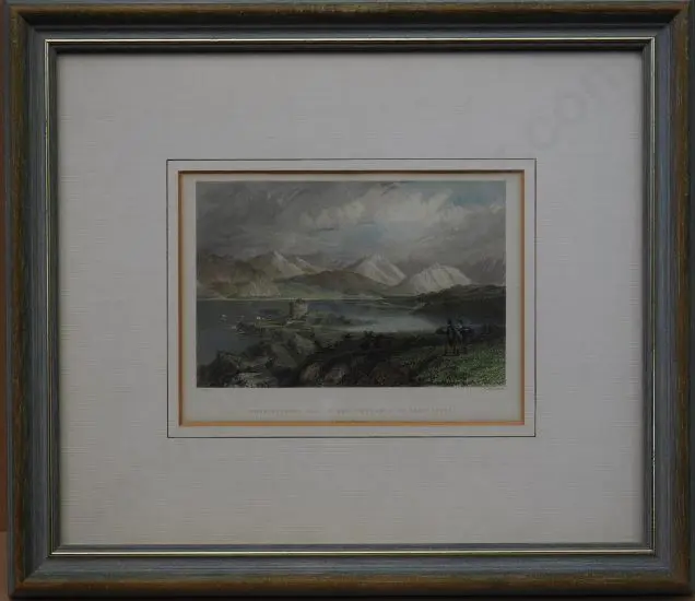 ALLOM, Thomas (1804-1872) - Dunstaffhage Castle and Entrance to Loch Etive Image 1++