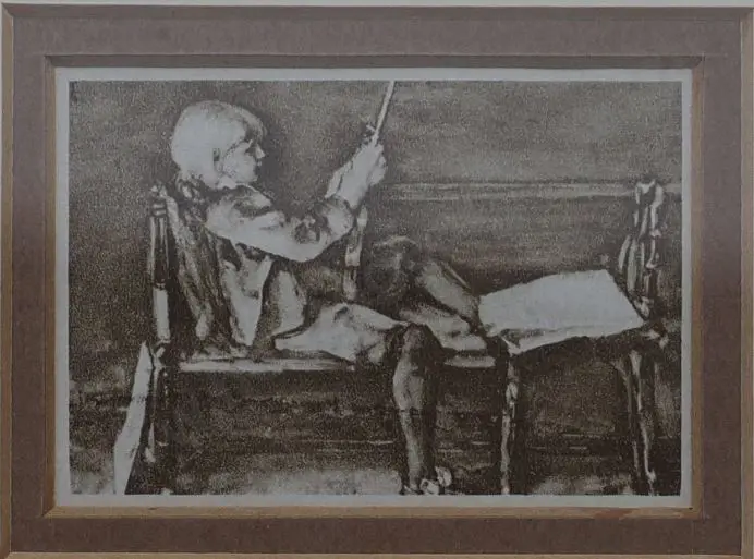 UNKNOWN Artist - Child with Violin Image 1++