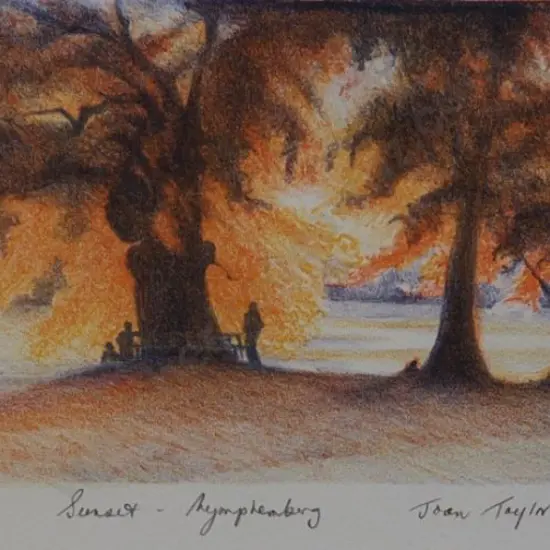TAYLOR, Joan (Active 1970s/80s) - Sunset Nympenburg '84