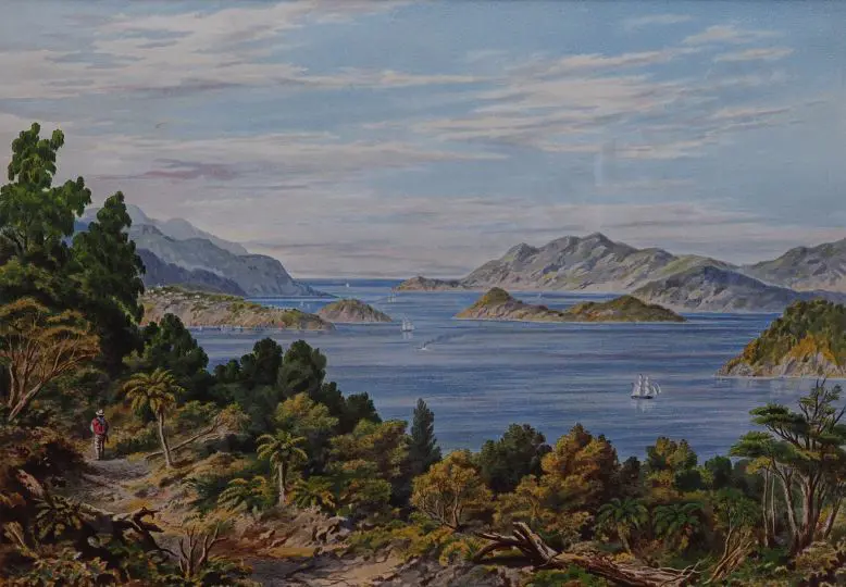 BARRAUD, Charles Decimus (1822-1897) - Port Chalmers Image 1++