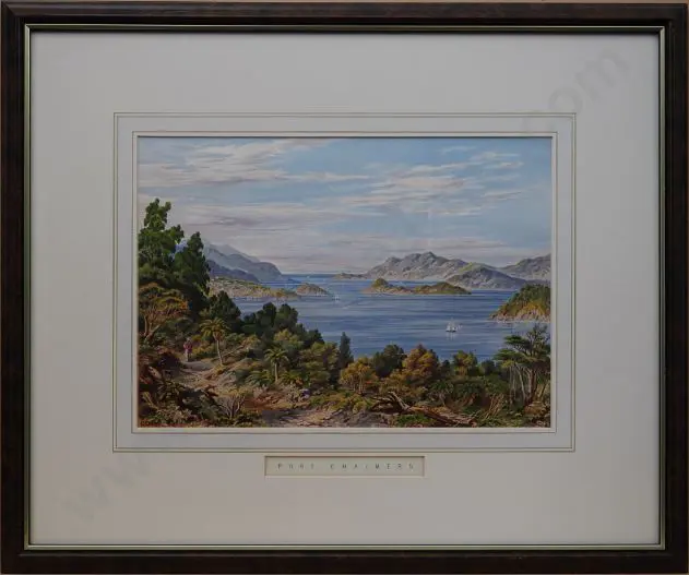 BARRAUD, Charles Decimus (1822-1897) - Port Chalmers Image 1++