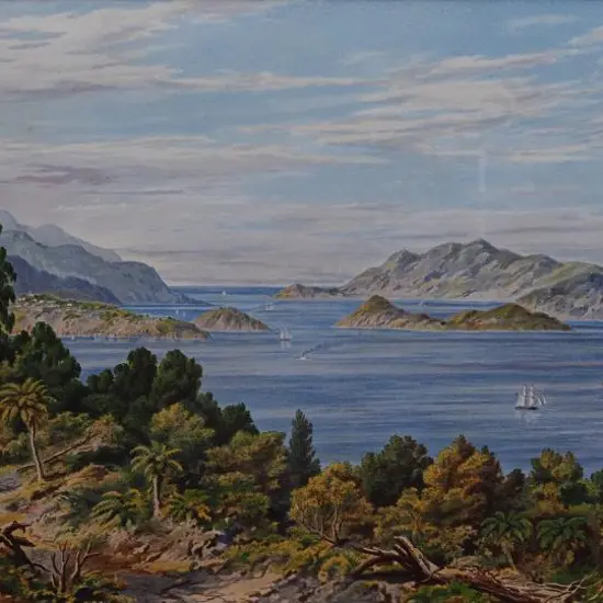 BARRAUD, Charles Decimus (1822-1897) - Port Chalmers