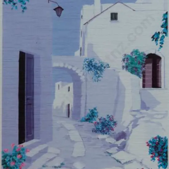 ZUPPINI, Giorgo (1938-1990) - Italian Village Street